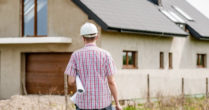 home construction site